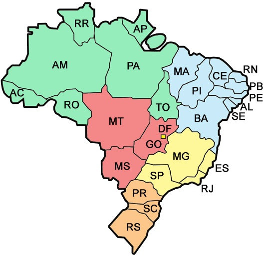 Mapa do Brasil